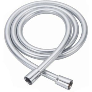 PVC Doucheslang Voor Bad Handheld Glad Douchekop Flexibele Doucheslang 1.5 m/2 m Zilver Hoge Druk badkamer Accessoires