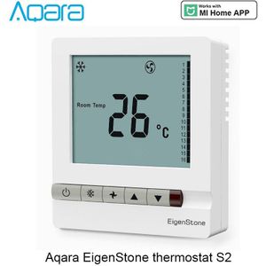 Aqara Wifi Slimme Thermostaat Centrale Airconditioning Module Koeling Verwarming Voor Ventilatorconvector Kamerthermostaat