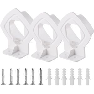 Wall Mount Bracket Stand Houder voor Linksys Velop Tri-band Hele Home WiFi Mesh Systeem, Wit 3 Pack