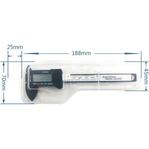 3 soorten 150mm 100mm LCD Digitale Elektronische Carbon Fiber Schuifmaat Gauge Micrometer Meten