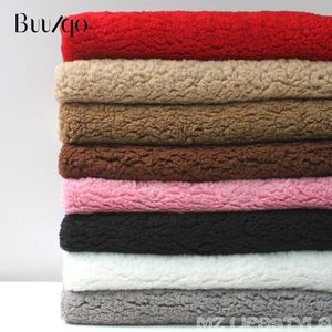 Buulqo 100*140 cm herfst en winter katoen fluwelen pluche super zachte dekens voering lam stof door meter