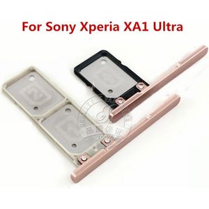 Voor Sony Xperia XA1 Ultra Sim Card Slot Lade Houder Voor Xperia XA1Ultra Single / Dual Sim-kaart Houder Vervanging onderdelen