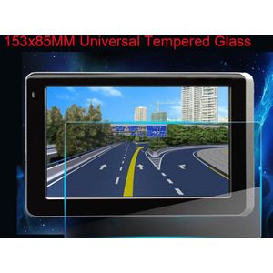 153*85mm Glas LCD Guard voor 7 inch Irulu BDF WeCooL tablet Auto GPS PDA MP4 Video DVD 9H Gehard Glas Screen Protector