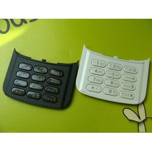 Zwart/Wit Ymitn Gsm Behuizing Case Toetsenborden Toetsenborden Voor Nokia N86