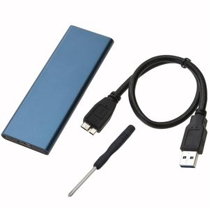 USB 3.0 naar M.2 NGFF SSD Mobiele Harde Schijf Box Adapter Card Externe Behuizing Case voor m2 SSD USB 3.0 case 2230/2242/2260/2280
