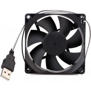 5V 80 Mm Computer Fan Draagbare Usb Cooler Kleine Pc Cpu Cooling Computer Componenten Koeling Accessoires Low Noise