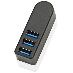 Usb 3.0 Hub 90 °/180 ° Graden Draaibare Usb Splitter Usb Naar Usb Adapter Hubs Voor Windows PS3, pc, Mac, Laptop, Mac Boek