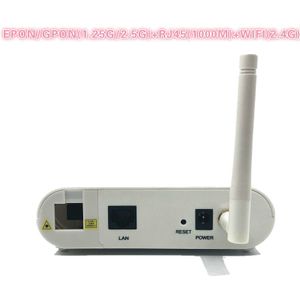 Onu Epon 1.25G Gpon 2.5G Xpon (1.25G/2.5G) onu Met Wifi Ftth Netwerk Onu Wifi Modem 10/100/1000M RJ45 Wifi 2.4G Voor Olt schakelaar