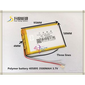 3.7 V 3500 mAH 405895 lithium Polymeer ion batterij voor power bank tablet pc mobiele telefoon speaker mp4 gps