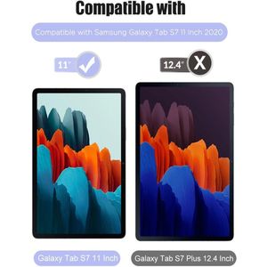 Zoals Papier Screen Protector Voor Samsung Galaxy Tab S7 ,[Papier-Feel Film Schrijven] Anti-Glare Tablet Huisdier Voor Galaxy Tab S7 11'