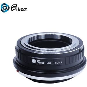 Fikaz Voor M42-EOS R Lens Adapter Ring voor M42 Schroef Lens Mount Canon eos R Camera Body