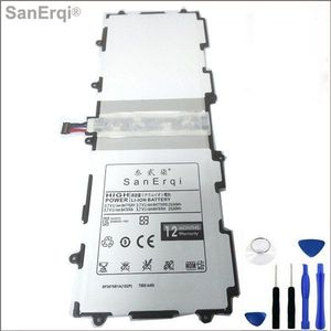 SanErqi Top Batterij Voor Samsung Galaxy Note 10.1 N8000 N8010 Tab 2 P5100 P5110 P7500 P7510 SP3676B1A (1S2P)