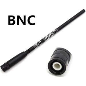 Abbree SRH789 Sma-Vrouwelijke/Mannelijke/Bnc 95Mhz-1100Mhz Dual Band Antenne Voor Baofeng Wouxun tyt Kenwood Walkie Talkie