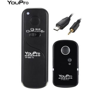 YouPro YP-860 S2 2.4G Draadloze Afstandsbediening Zender Ontvanger Ontspanknop voor Sony A58 A7R A7 A7II ect DSLR camera