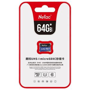 Originele Netac Micro Sd-kaart P500 Class 10 16GB 32GB 64GB Geheugenkaart C10 Mini Sd-kaart SDHC SDXC UHS-I Tf-kaart Voor Smartphone/TV