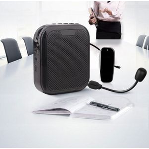 12W Voice Versterker Draagbare Mini Met Geluid-Amplifying Muziek Bedrade Microfoon Headset Voor Klas En Vergaderingen
