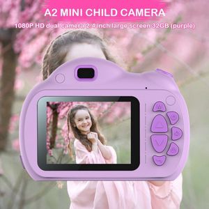 Fotografie Props 32Gb Tf Kaart Paars Digitale Camera Originele Camera Optische Mini Camera Met Flash Voor Kinderen