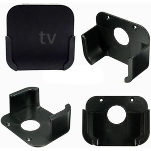 Media Player TV Bracket Stand Black Wall Mount Bracket Holder Case Fit Voor Apple TV 4 4th Gen Media Player TV Box