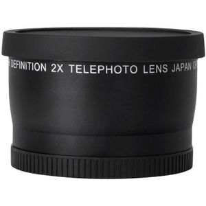 52Mm 2.0X Telelens Voor Nikon D7100 D5200 D5100 D3100 D90 D60 En Andere Dslr Camera Lenzen Met 52mm Filter Draad