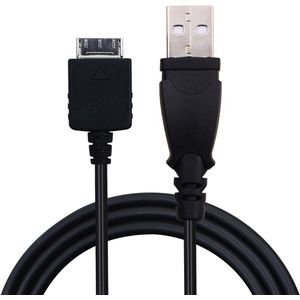 USB power data cable cord voor SONY RDP-NWD300 NW-ZX2 NWZ-ZX1 speler WM-poort
