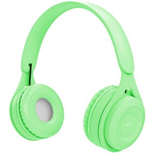 Kinderen Bluetooth 5.0 Draadloze Headset Verstelbare Folding Stereo Over-Ear Headset Oortelefoon Hifi Music Player Met Microfoon