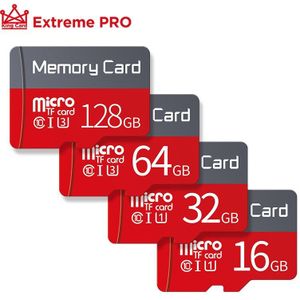 Hoge Snelheid Microsd Geheugenkaarten 16 Gb 32 Gb 64 Gb 256 Gb Cartao De Memoria Klasse 10 Micro Sd Kaart tf Card Voor Gratis Adapter