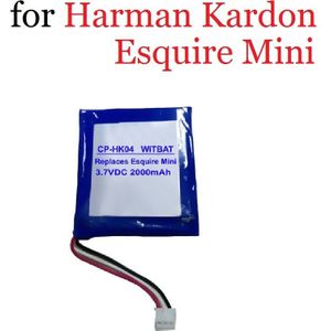 2000 mah Batterij voor Harman Kardon Esquire Mini Speaker Luidspreker 3.7 v Li-Ion Oplaadbare Accumulator Vervanging P655252