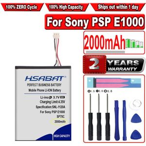 Hsabat 2000Mah SP70C Batterij Voor Sony Psp E1000, Psp E1002, Psp E1004, Psp E1008, pulse Draadloze Headset 7.1