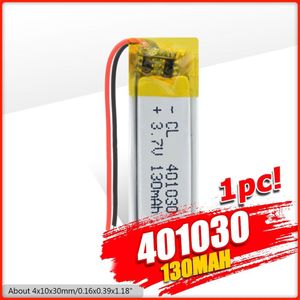 3.7V Lipo 401030 130Mah Lithium Batterij Voor MP3 MP4 Gps Oplaadbare Reading Pen Headset Dvd Tablet Bluetooth Camera lipo Cel