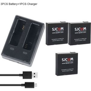 Originele SJCAM SJ8 PRO Batterij 1200mAh Oplaadbare Li-Ion Batterij Dual Charger voor SJ8 Plus SJ8 AIR Actie Camera Accessoires