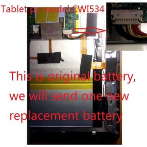 Batterij voor CHUWI Hi13 & CWI534 Tablet PC Li-Po Oplaadbare Accumulator Vervanging 7.4V 5000mAh (pls Check Uw Batterij)