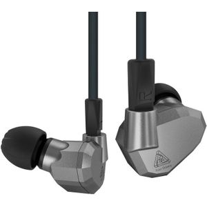 Kz ZS5 Hybrid Oortelefoon 2DD + 2BA Dynamische Balanced Armature Sport Koptelefoon Geluidsisolerende In-Ear Headset Hifi Muziek Oordopjes