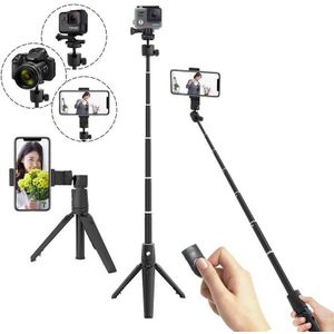 Alle In Een Statief Selfie Stok Telefoon Houder Bluetooth Intrekbare Statief Selfie Stick Voor Iphone Voor Huawei Voor Xiaomi