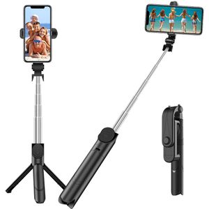 3 In 1 Draadloze Bluetooth Selfie Stick Opvouwbare Mini Statief Uitbreidbaar Monopod Met Afstandsbediening Voor Iphone Ios Android