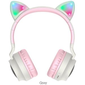 HOCO Gaming LED bluetooth hoofdtelefoon meisje Headset voor telefoon Muziek PC Laptop Kids Hoofdtelefoon TF Card 3.5mm Plug met microfoon