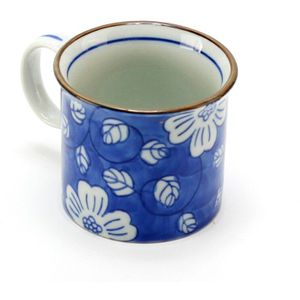 Koffie Cups Mokken Porselein Thee Mok Keramische Koffie Kopjes Set Met Blauwe Bloemen