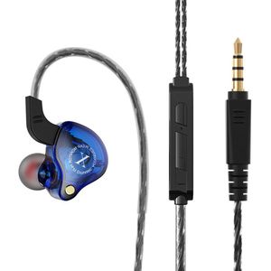 X2 Universele Oortelefoon Gevlochten Wired In-Ear Volumeregeling Oortelefoon Hifi Subwoofer Muziek Sport Headset