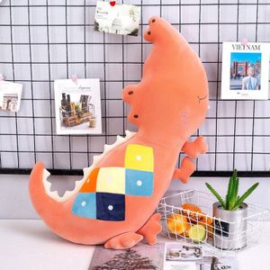 Grote Mond Krokodil Knuffel Meng Cartoon Grote Pop Hals Reizen Body Kussen Meisje Kinderen Decoratieve Kussens Almohada