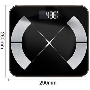 Slimme Elektronische Led Digitale Weegschaal Balance Draadloze Lichaamsvet Schaal Lcd-scherm Bluetooth App Gezondheid Analyzer