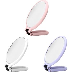 15X Vergrootglas Draagbare Vouwen Handheld Spiegel Reizen Dubbelzijdig Cosmetische Spiegels Badkamer Scheren Make-Up Spiegel