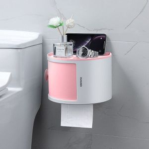 Badkamer Toiletrolhouder Waterdichte Wand Gemonteerde Opbergrek Shampoo Cosmetische Magazijnstelling Thuis Badkamer Accessoires