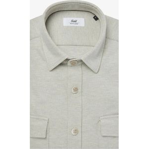 Gentiluomo - Mode Fit Overhemd - Beige - Lange Mouw