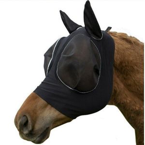 5 Kleuren Anti-Fly Mesh Equine Masker Paard Masker Stretch Bug Eye Paard Fly Masker Met Bedekt Oren Paard fly Masker Lange Neus Met Oor