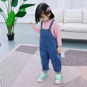 Meisjes Kids Denim Overall Herfst Baby Meisje Romper Jumpsuit Peuter Baby Meisje Kleding Maat 2-6Y