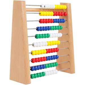 6.5 ""Abacus Classic Houten Speelgoed 123 Learning Math Tellen Kralen Educatief Tellers Speelgoed Voor Baby Peuter