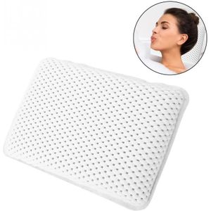 PVC Bad Kussen Schuim Zuig Bad Spa Kussen Flexibele Comfort Hoofdsteun Badkamer Benodigdheden Met Silicagel Zuignappen