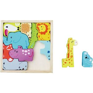 Houten Speelgoed Dier 3d Puzzel Voor Kinderen Educatief Puzzel Chirldren Vroeg Leren & Onderwijs Kinderen Speelgoed Juguetes Jigsaw