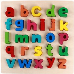 Digitale Houten Puzzels Speelgoed Voor Kinderen Vroeg Leren Jissaw Alfabet Nummer Puzzel Voorschoolse Educatieve Cadeaus Voor Kinderen