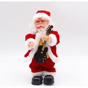 Kerst Elektrische Vintage Geanimeerde Saxofoon Dansen Muziek Kerstman Pop Kerst Decoraties Voor Thuis Kids