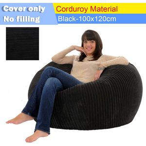 Large Lazy BeanBag Sofas Cover NO Filler Winter Warm Corduroy Lounger Seat Bean Bag Chairs Pouf Puff Couch Tatami Living Room